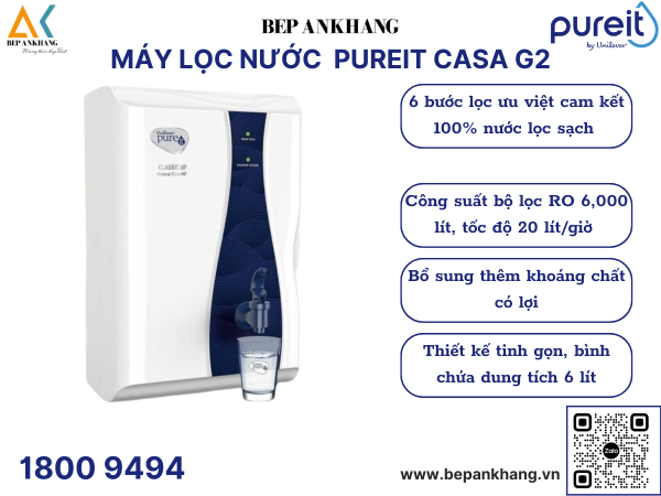 Máy lọc nước Pureit Casa G2
